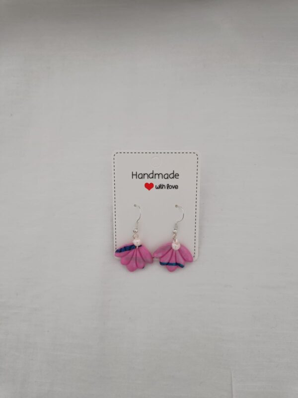 PENDIENTES PLAYA Y MAR Lila Pastel