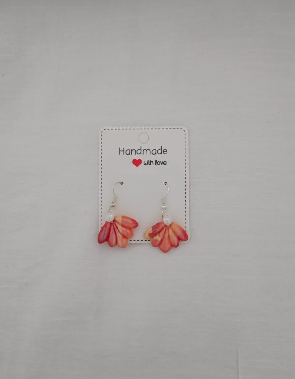 PENDIENTES PLAYA Y MAR Coral