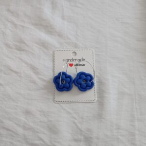 PENDIENTES Florecita Violeta