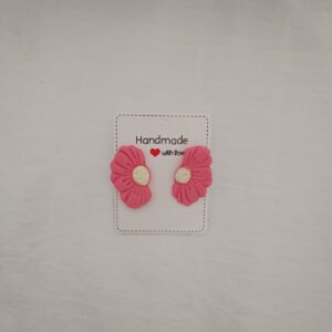 PENDIENTES MARGARITAS Rosa