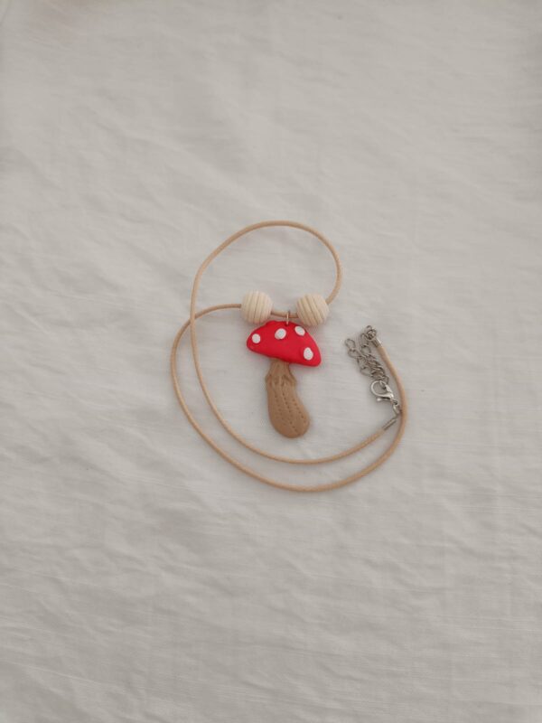 COLLAR SETA Roja