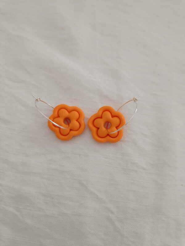 PENDIENTES FLORECITA Naraja - Imagen 2
