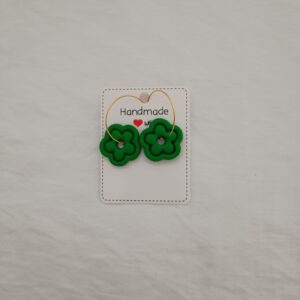 PENDIENTES FLORECITA Verde