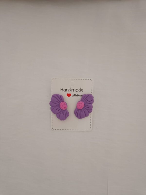 PENDIENTES MARGARITAS Violeta