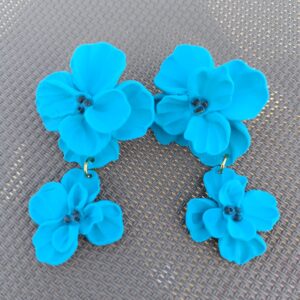 PENDIENTES MARY Azul Cielo