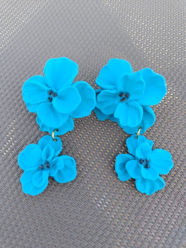PENDIENTES MARY Azul Cielo