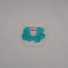 PENDIENTES TRES PETALOS Azul Cielo - Imagen 3