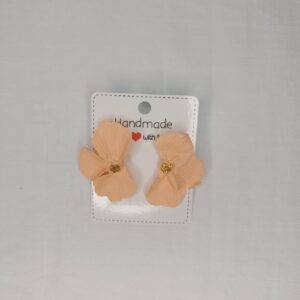 PENDIENTES TRES PETALOS Coral
