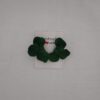 PENDIENTES TRES PETALOS Verde Pino - Imagen 3