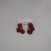 PENDIENTES TRES PETALOS Marron Chocolate - Imagen 3