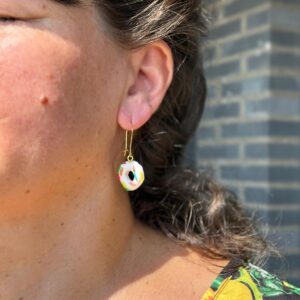 PENDIENTES DONUTS De colores