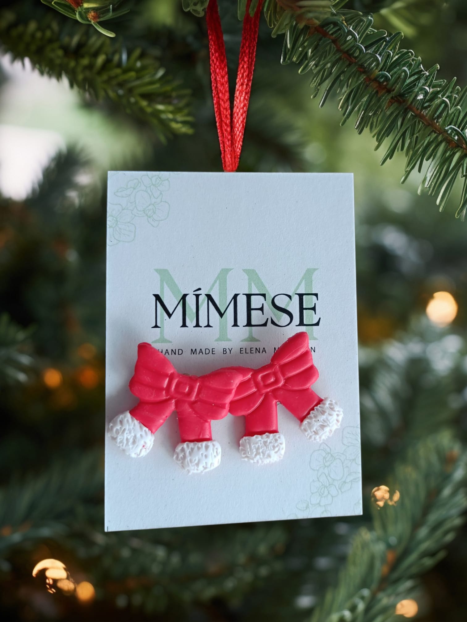 PENDIENTES LAZITO ROJO - Imagen 3