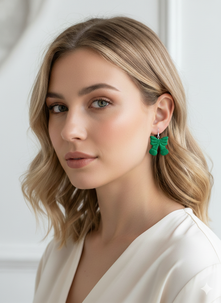 PENDIENTES LAZITO VERDE