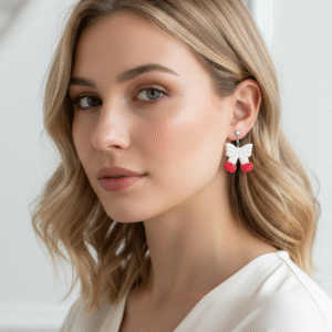 PENDIENTES LAZITO BLANCO