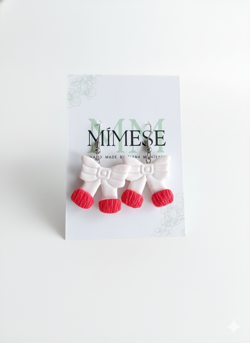 PENDIENTES LAZITO BLANCO - Imagen 3