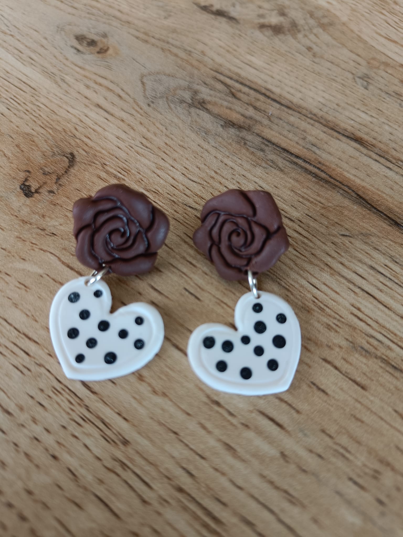 PENDIENTES AMOR CON LUNARES - Imagen 5