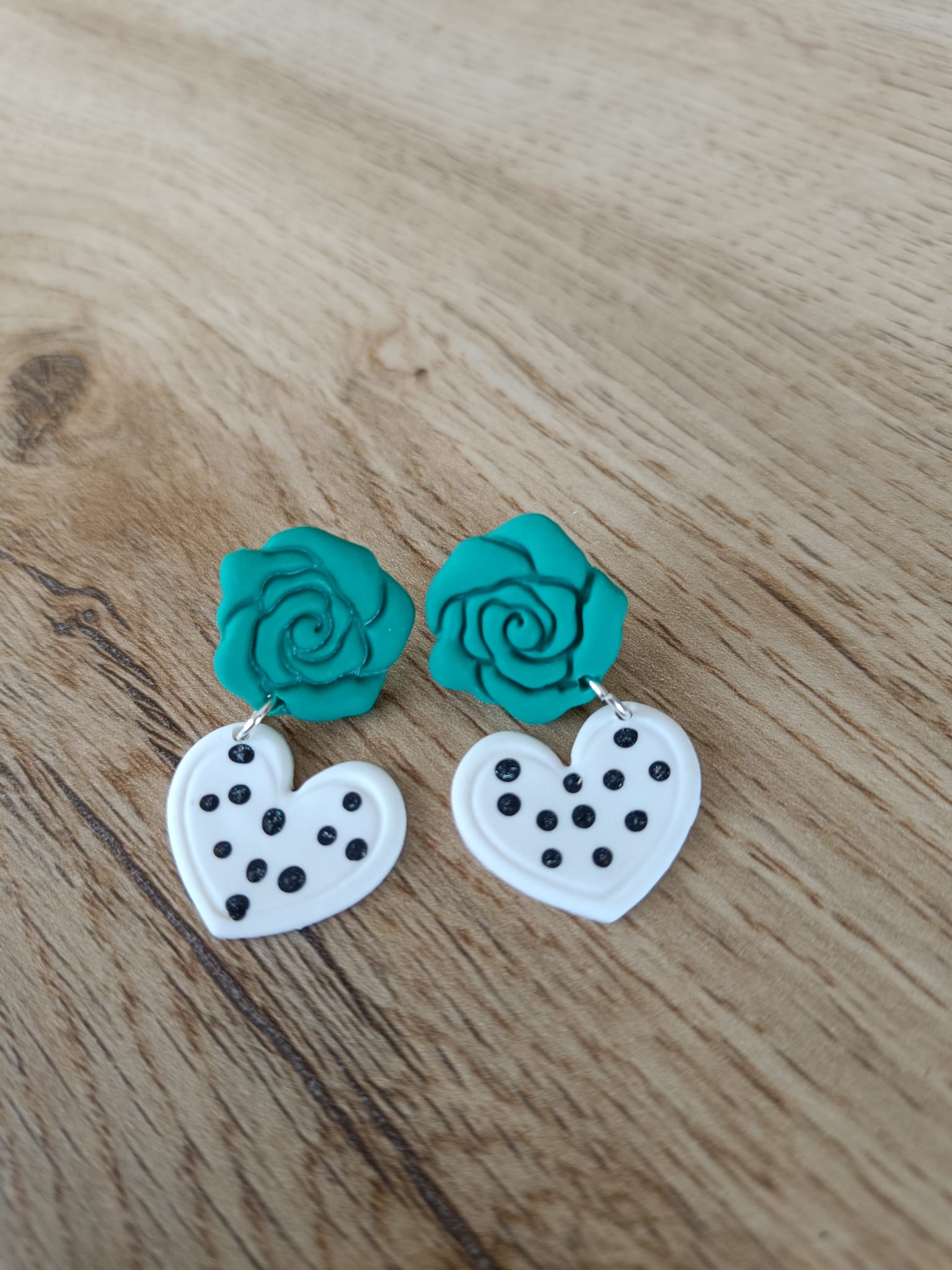 PENDIENTES AMOR CON LUNARES - Imagen 4